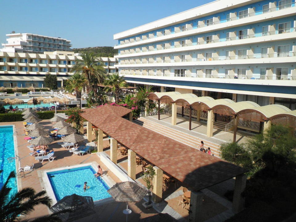 Ausblick vom Zimmer 124 Blue Sea Beach Resort