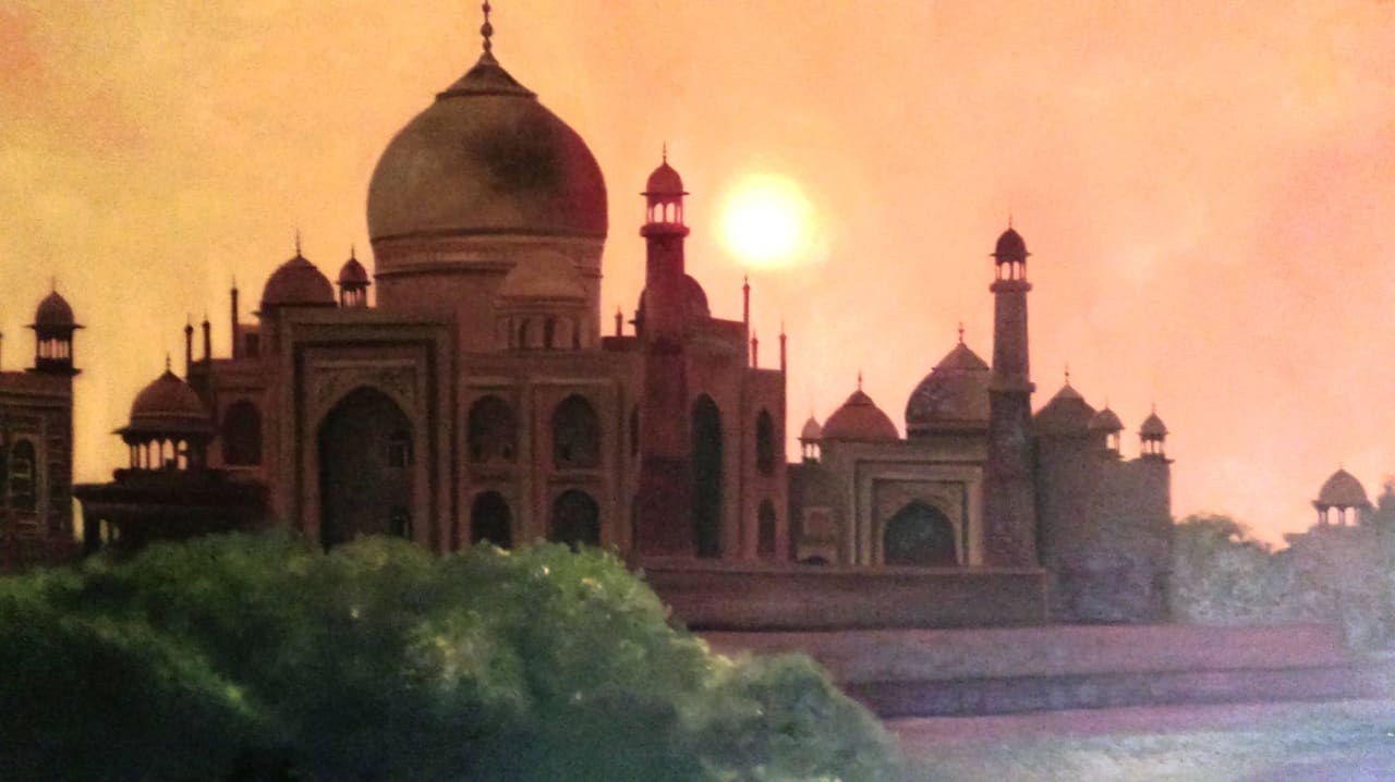 Super Ansicht... Taj Mahal  Royal Taj Mahal Hotel