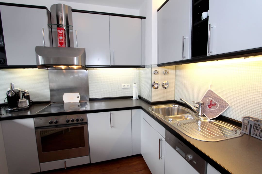 Küche Ferienwohnung Platzhirsch