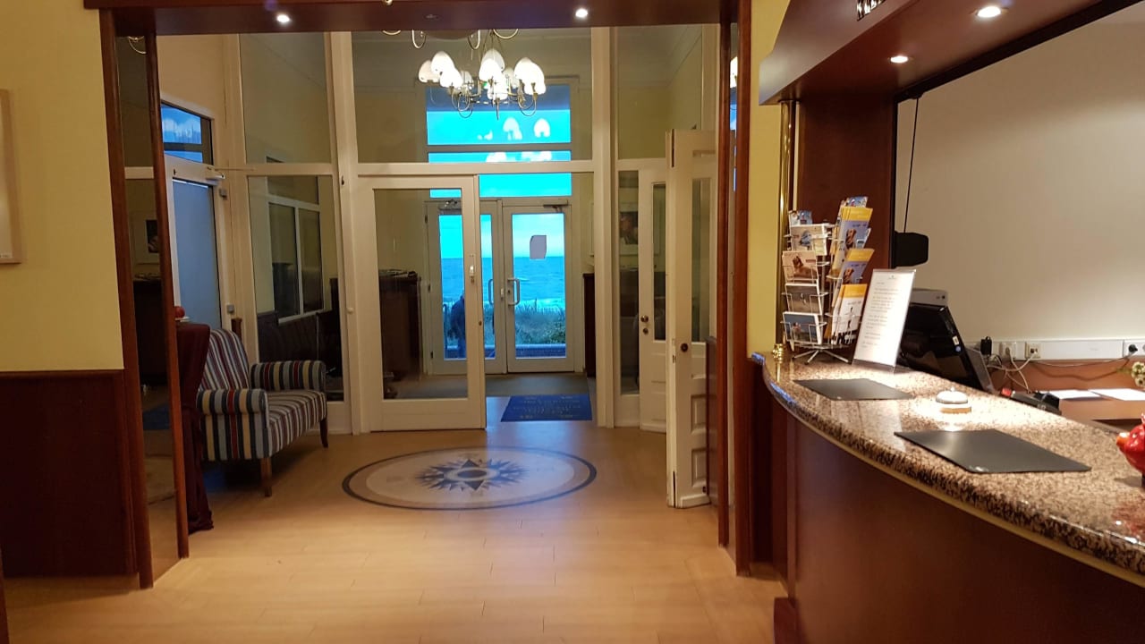 Rezeption Strandhotel Gerken