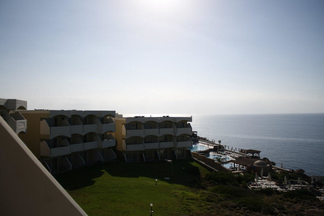 Blick vom Zimmer Hotel Kalithea Horizon Royal