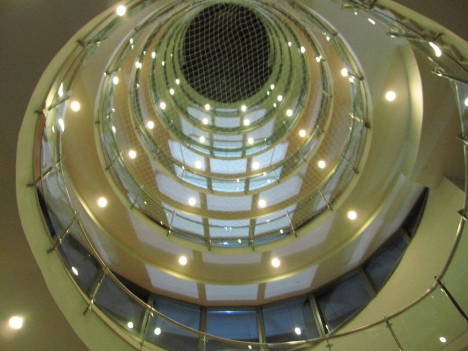 Looking up from the main lobby Limak Lara Deluxe Hotel & Resort