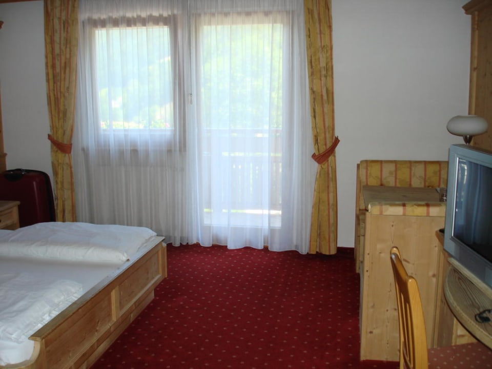 Blick zum Balkon Hotel Ratschingserhof