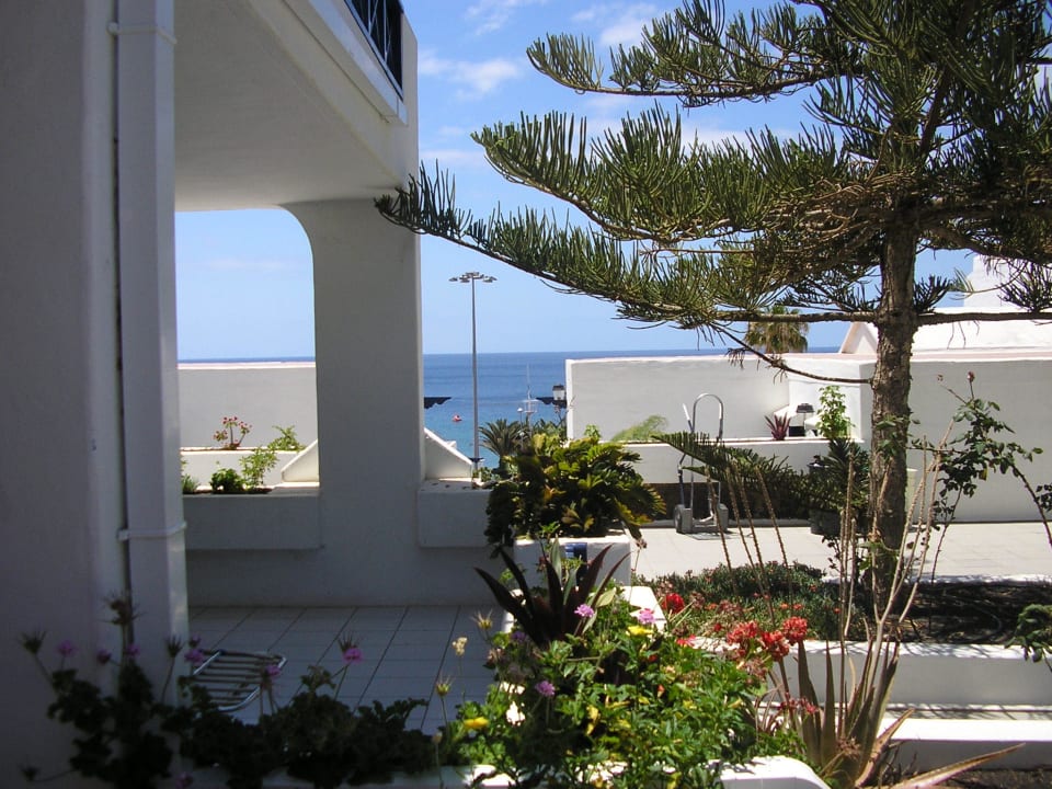 Blick von unserer Terrasse aufs Meer Bungalows & Appartements Playamar