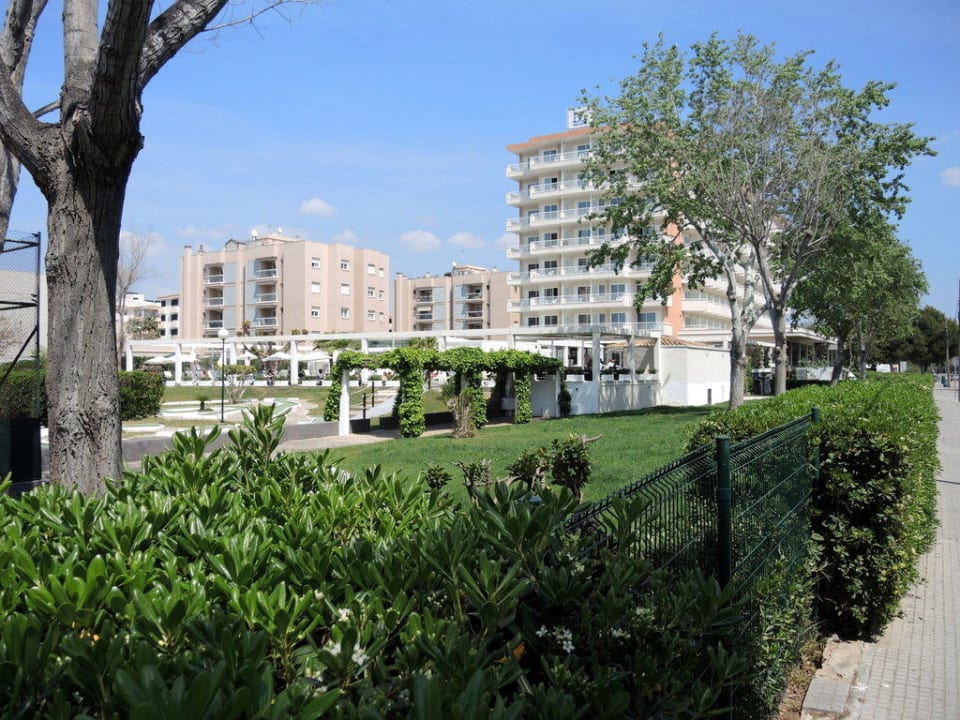 Vom Strand aus BG Hotel Caballero