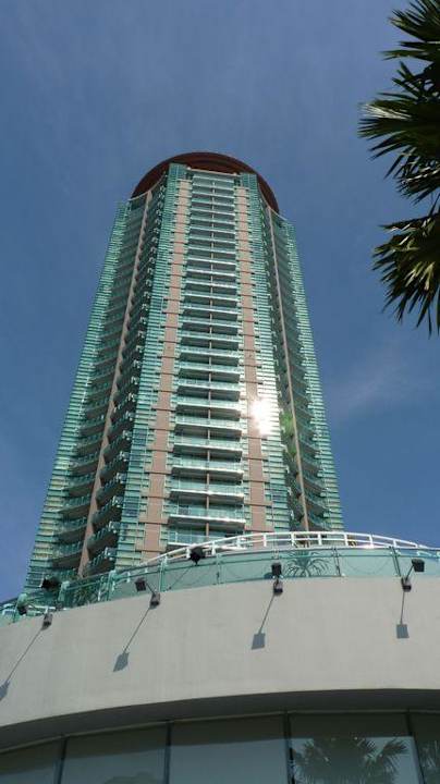 Hotel vom Fluss aus fotografiert Chatrium Hotel Riverside Bangkok