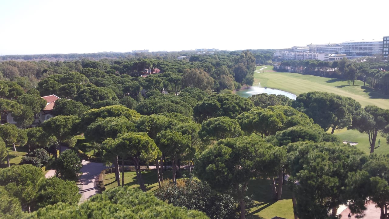 Aussicht vom Turm auf dem Golfplatz Maxx Royal Belek Golf Resort