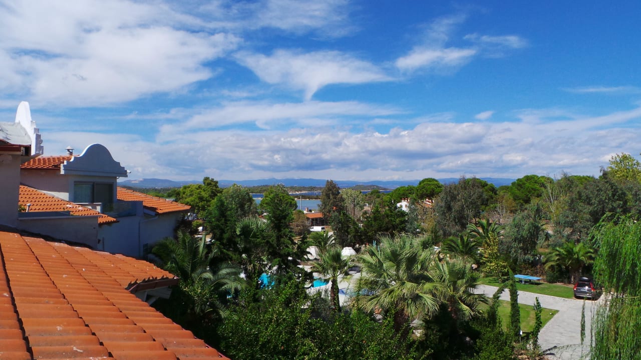 Blick vom Balkon Ekies All Senses Resort, a Member of Design Hotels