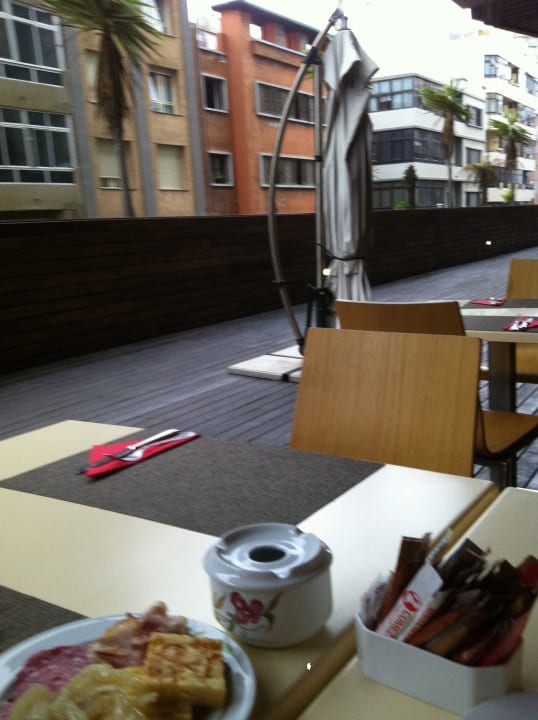 Blick von der Frühstücksterrasse Hotel Cristina by Tigotan Only Adults (+16)