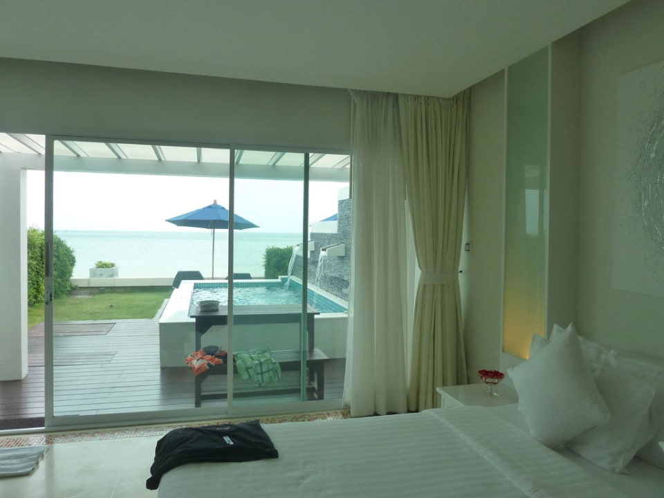 Sicht vom Bett aus Samui Resotel Beach Resort