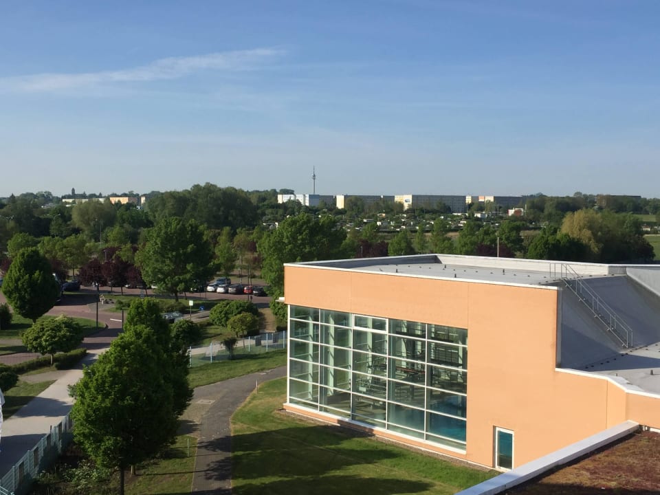 Ausblick Wyndham Hotel Stralsund HanseDom