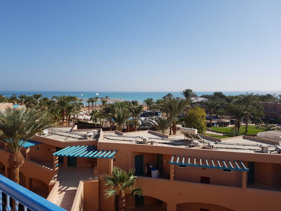 Ausblick vom Flus, obere Etage Club Paradisio El Gouna, Red Sea