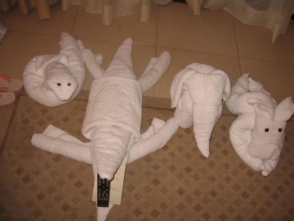 Lustige Tiere vom Rubberboy Miramar Al Aqah Beach Resort