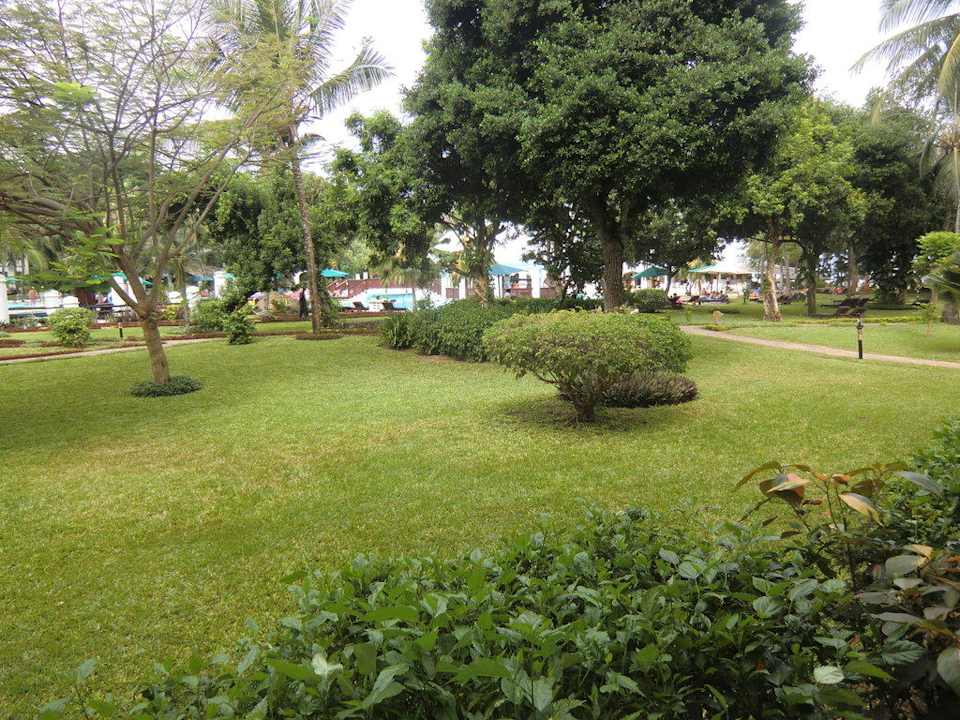 Blick aus dem Zmmer, ebenerdig Hotel Southern Palms Beach Resort