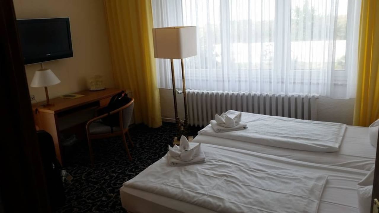 Vom Eingang gesehen Kurhotel Sanddorn