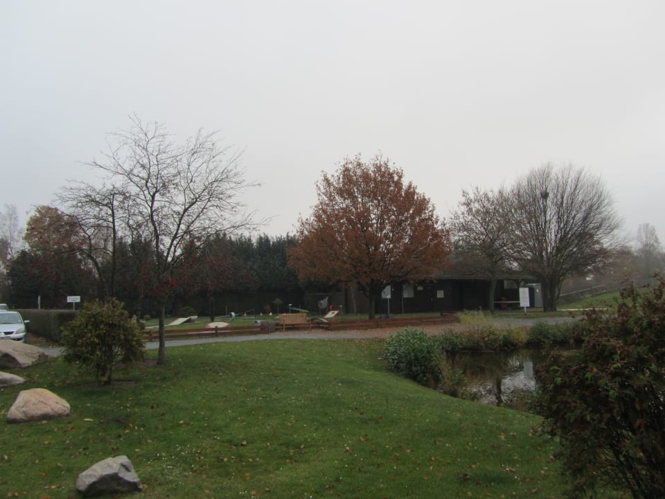 Blick auf die Minigolfanlage Eurostrand Resort Lüneburger Heide