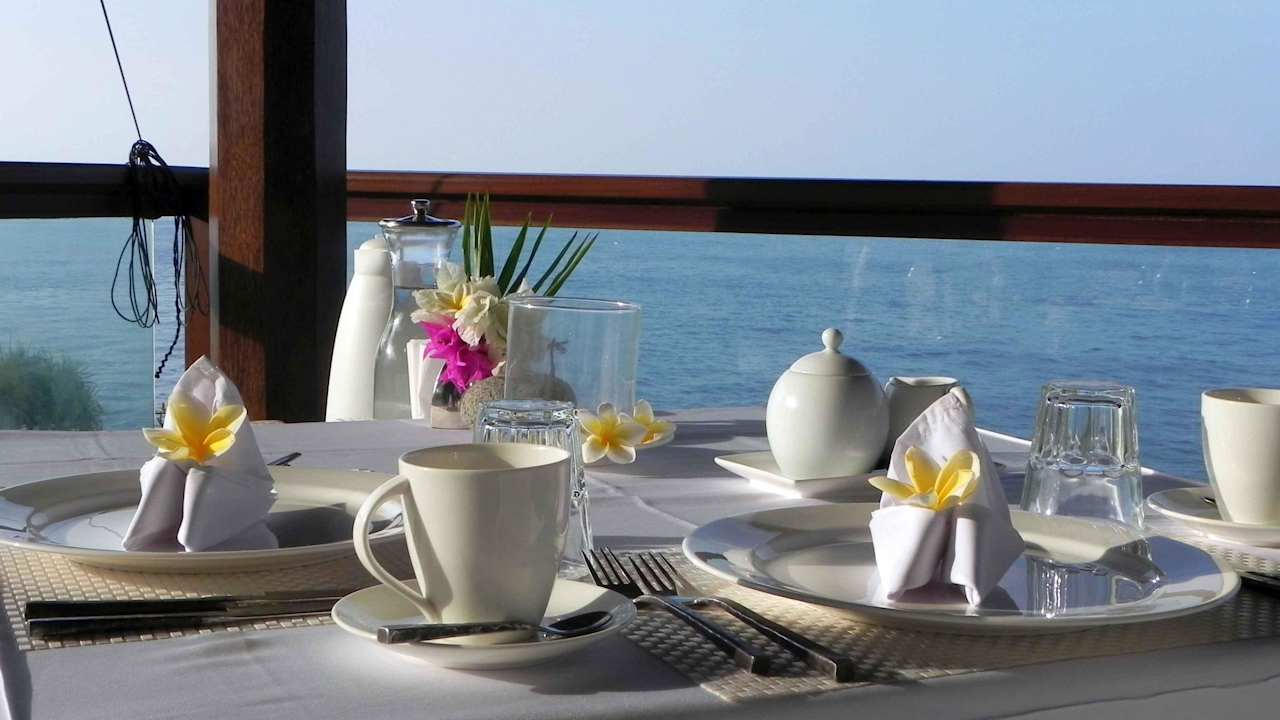 Frühstückstisch individuell Shunyata Villas Bali