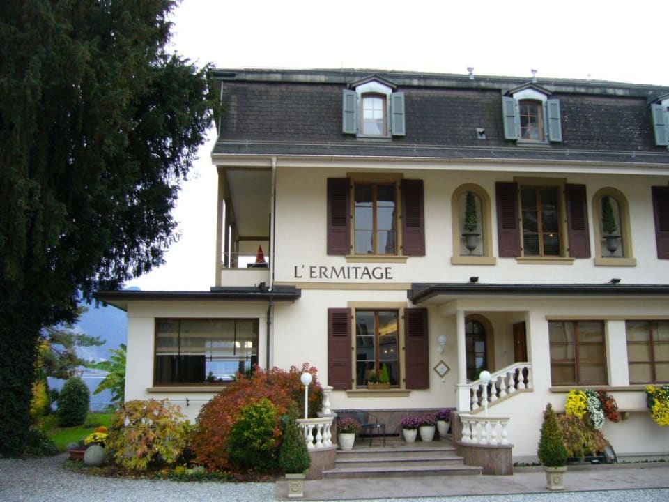 Hotel von aussen. Hotel Ermitage