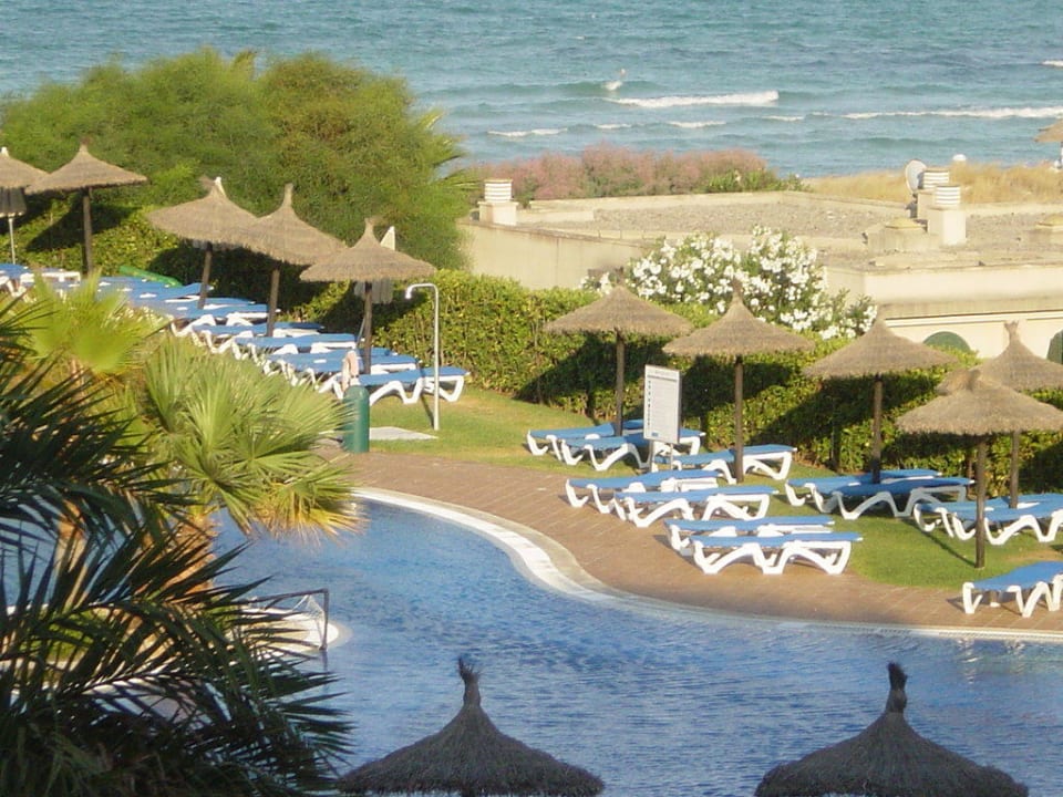 Blick von unserem Balkon Grupotel Natura Playa