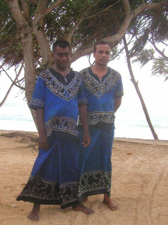 Personal aus dem Speisesaal Hotel Koggala Beach