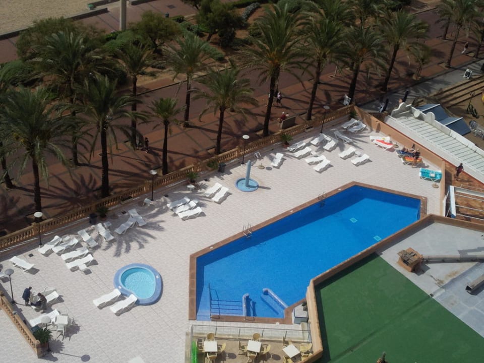 Blick aus dem 11 Stock allsun Hotel Pil-lari Playa