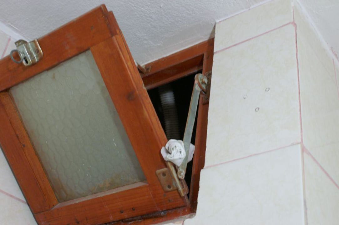 Die Belüftung der Nasszelle Hotel Gomeda