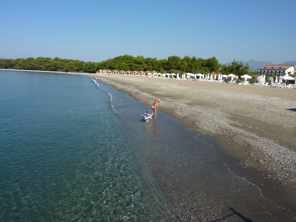 Früh morgens war das Meerwasser noch schön... Akra Fethiye Tui Blue Sensatori