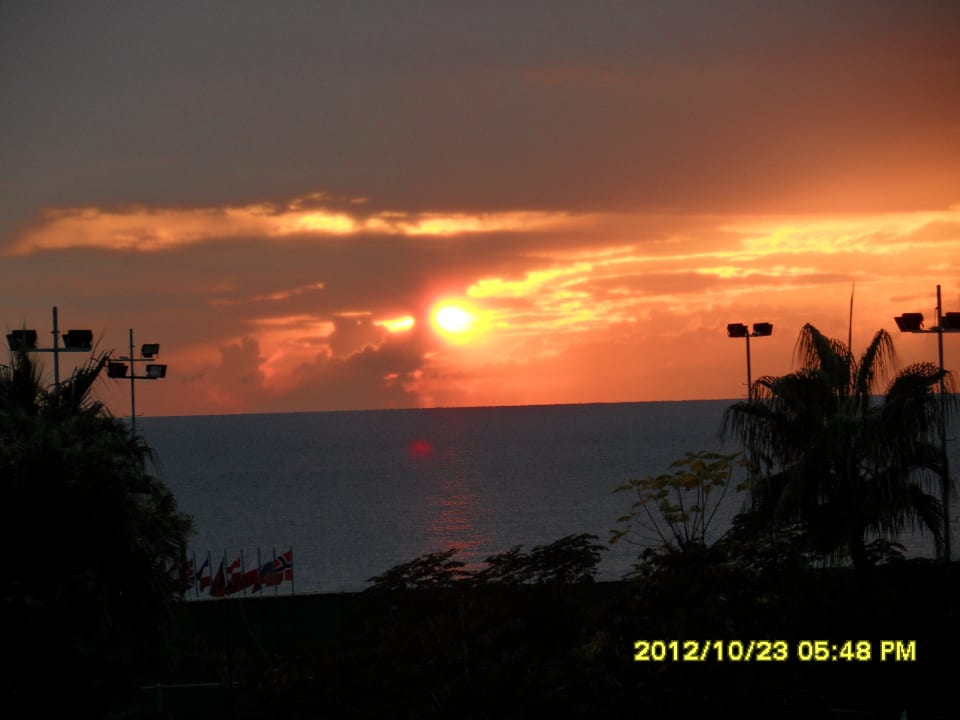 Sonnenuntergang vom Hotelzimmer aus Labranda Alantur Resort