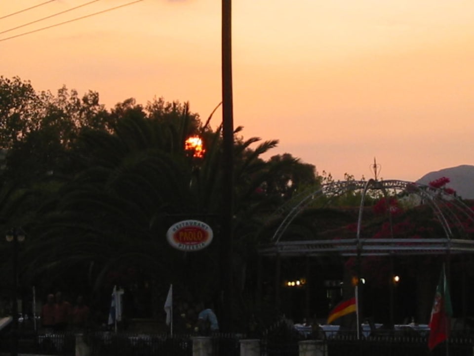 Sonnenuntergang Hotel Bitzaro Palace