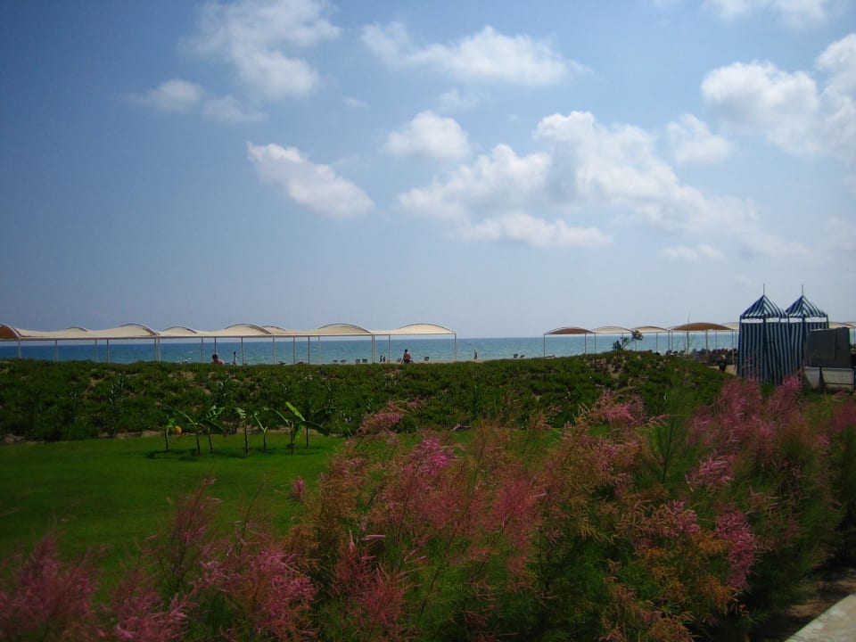 Aussicht auf den Hotelstrand Lykia World Antalya