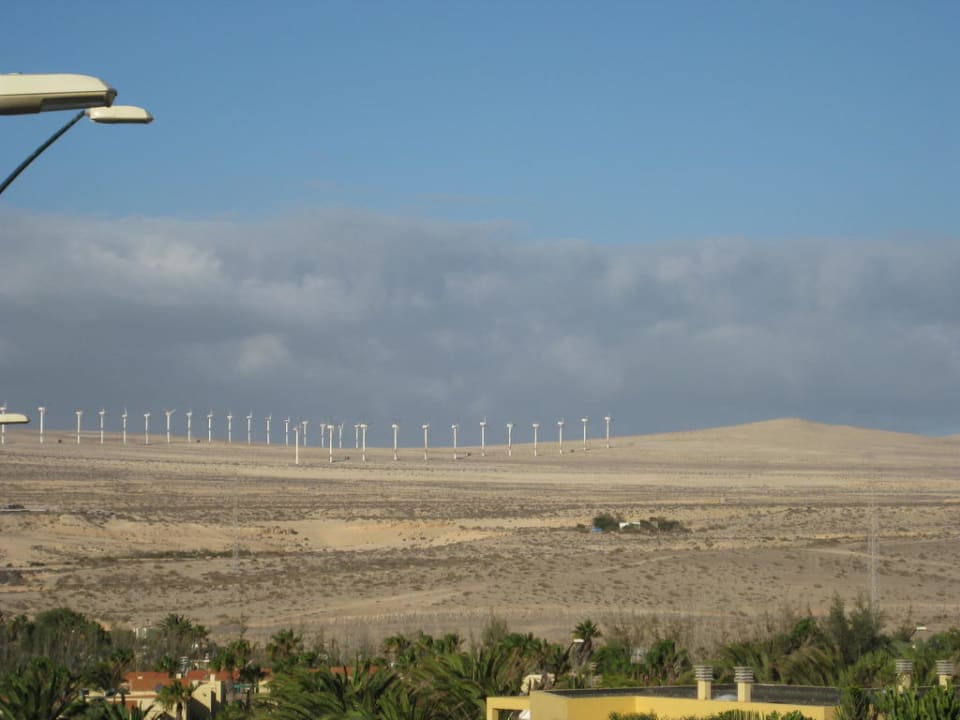 Blick auf die Windräder SBH Monica Beach Resort