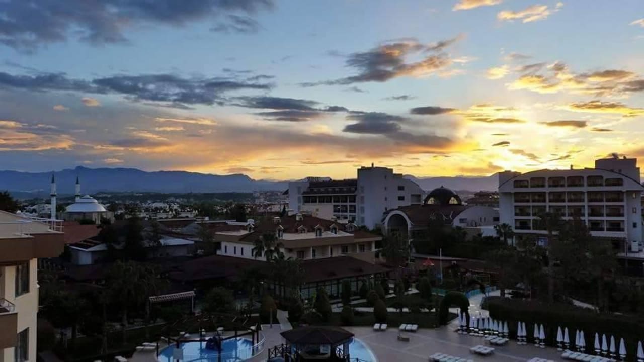 Ausblick von Balkon Grand Seker Hotel