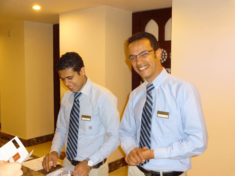 Das freundliche Personal Steigenberger Aqua Magic