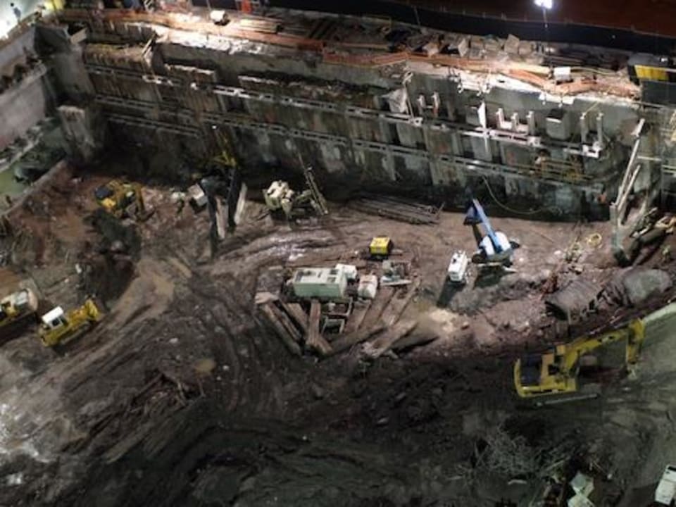 Ausblick auf Baustelle direkt vor dem Hotel Hotel Club Quarters World Trade Center