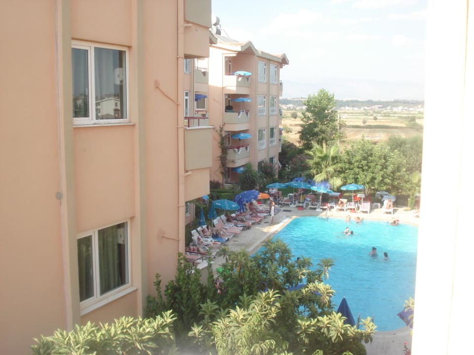 Ausblick vom Balkon New Garden Hotel Side