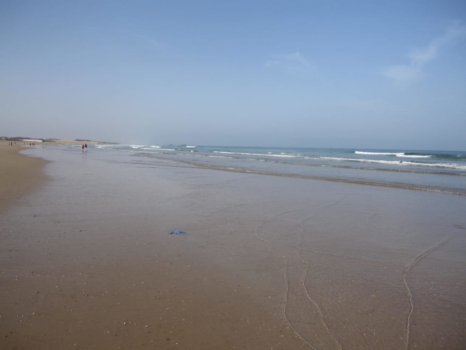 Strand bei leichter Ebbe Hotel Riu Tikida Dunas