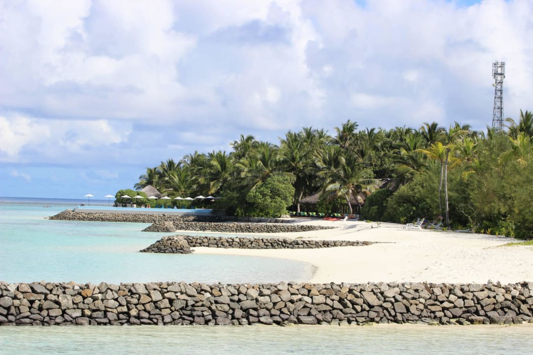 Feiner weißer Sand Summer Island Maldives