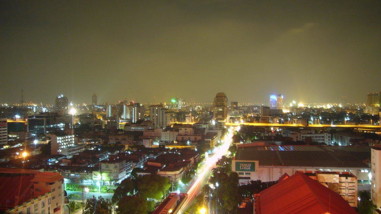 Ausblick von der Dachterrasse Siam@Siam Design Hotel Bangkok