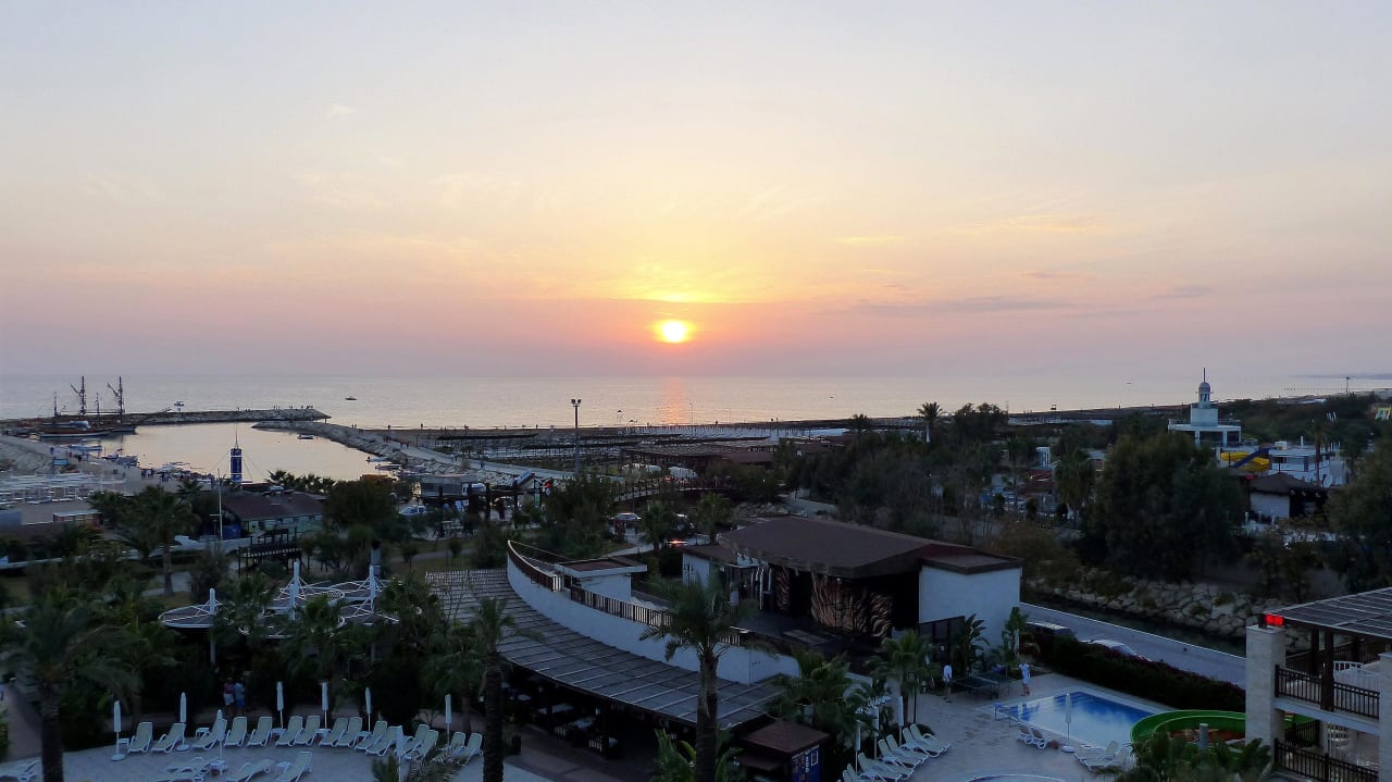 Aussicht vom Balkon Sunis Evren Beach Resort Hotel & Spa