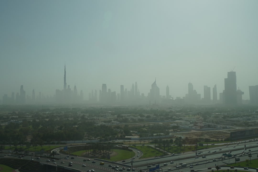 Ausblick Sofitel Dubai The Obelisk