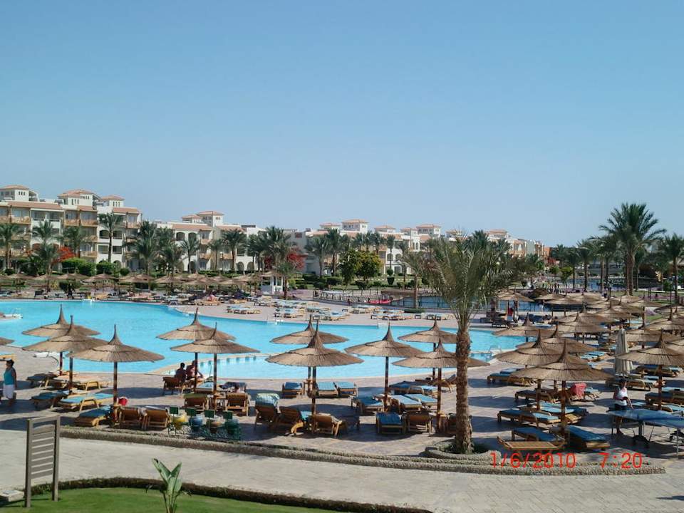 Aussicht auf den Pool Pickalbatros Dana Beach Resort - Hurghada