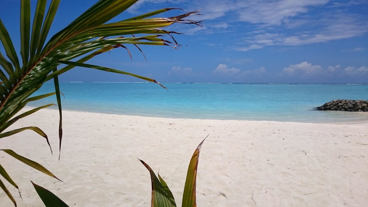 Aussicht auf der Liege Summer Island Maldives