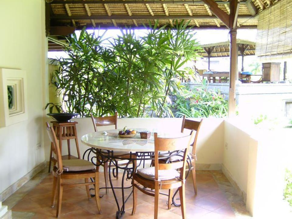 Sitzgruppe Aussenküche Rumah Bali B&B