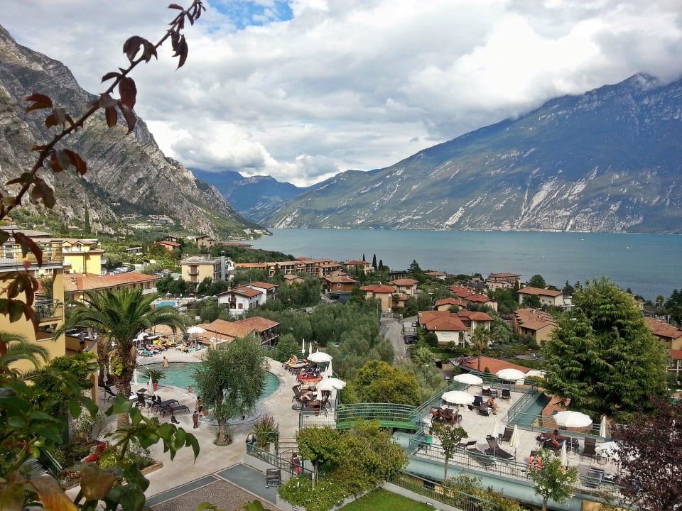 Blick auf den Gardasee Hotel Cristina