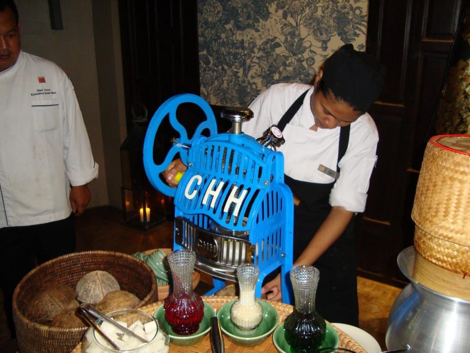 Eismaschine im Thai-BBQ SAii Koh Samui Villas (adult only 12+)