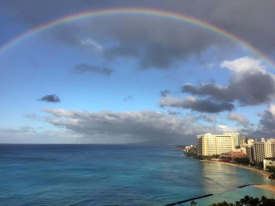 Ausblick Hotel Aston Waikiki Beach