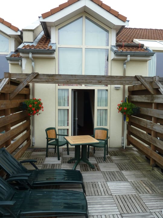 Dachterrasse einer Suite Center Parcs Park Hochsauerland