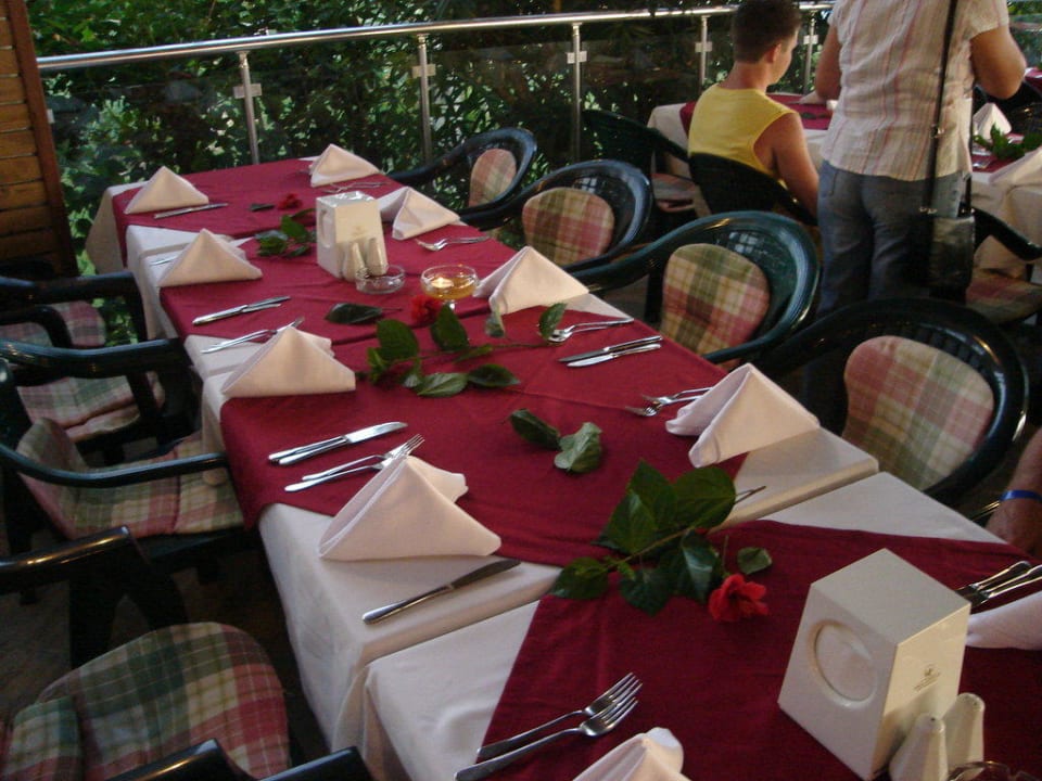 Reservierter Tisch Aska Hotel Just in Beach
