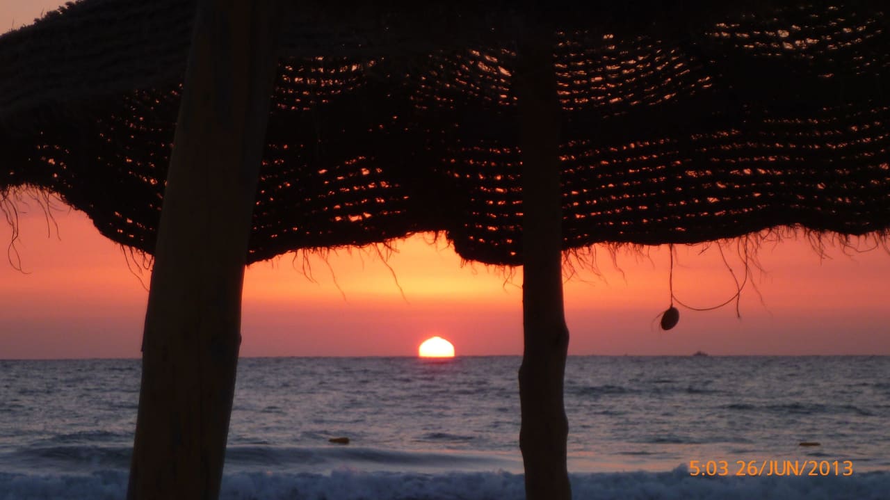 Wieder ein Sonnenaufgang Hotel El Mouradi Cap Mahdia