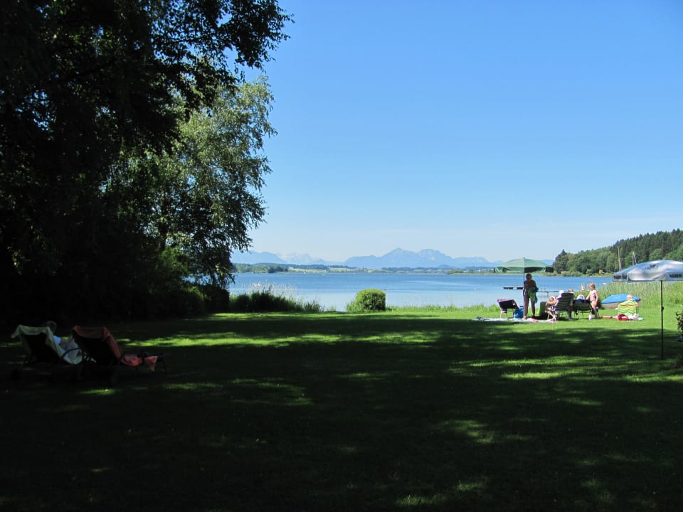 Liegewiese Seebad. Seehotel Winkler